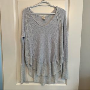 We The Free, Free People blue long sleeve, XS